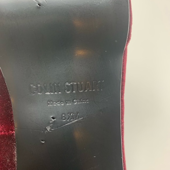 Colin Stuart Velvet Platform Heel - Picture 7 of 7